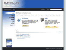 Tablet Screenshot of maton.com.ua