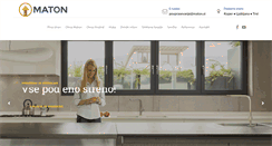 Desktop Screenshot of maton.si